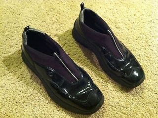 Ecco Wo38mens Black Slip Ons Size 38