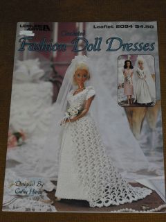 Leisure Arts Leaflet 2094 Barbie Wedding Dress+Victoria​n+Holiday 
