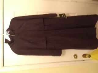 Vintage Fleet Street Rainwear jacket size 8, blackberry color, NWT