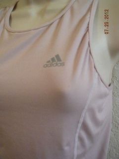 ADIDAS Pink Climacool Sports Bra Workout Yoga Top Racer Back Size M