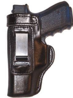 Sig Sauer P 938 IWB Left Hand Black Leather Gun Holster *Sale*