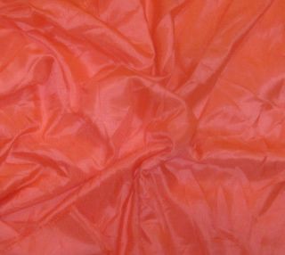 China Silk HABOTAI Fabric SALMON PINK 1/2 yard remnant