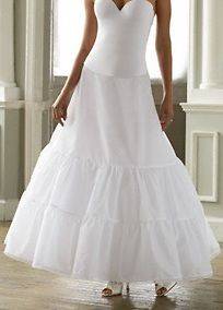 Davids Bridal A Line 2 Tier slip STYLE 603 Size 12 New with tag