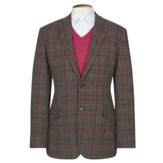 Genuine New Mens Fitted Harris Tweed Light Weight Wool Angus Jacket