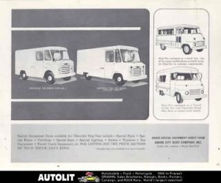1965 Chevrolet Union City Lyncoach Step Van Truck Ad