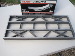 Craftsman Table Saw Cast Iron Extension, 12 X 27 X 1 1/2