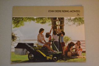 John Deere Brochure Riding Mowers   68 Cover   65 lawn garden 