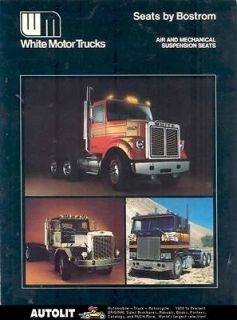 1979 White Bostrom Truck Seats Brochure