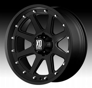 17 XD Addict Black Wheels Rims 6x5.5 6 Lug Chevy GM Toyota Tacoma 
