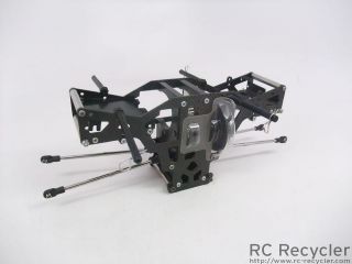 Tamiya TLT 1 Hopped Up Carbon Fiber Chassis Frame w/ Gears Rock Buster 