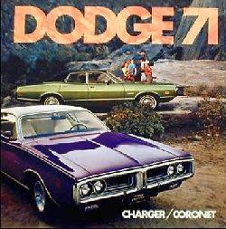 1970 71 Dodge Polara Dart Monaco Parts Catalog 1971/70