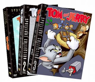 Tom and Jerry Spotlight Collection Vol. 1 3 DVD, 2007, 6 Disc Set 
