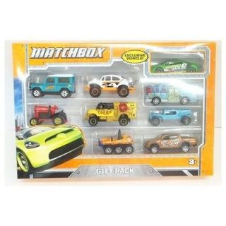 Matchbox 9 Car Gift Pack HOLST MITSUBISHI ECLIPSE Tractor Dune Buggy 