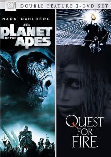 Planet of the Apes 2001 Quest for Fire DVD, 2006, 2 Disc Set, Double 