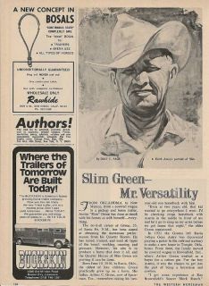 1973 Saddlemaker Austin Slim Green Mini Bio Article