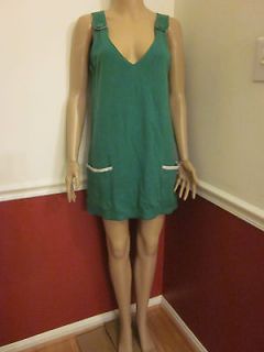 Sparrow by Anthropologie green wool cotton sweater tank or jumper 