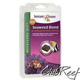 Marine Seaweed Blend Gel Fish Food Instant Ocean 2.8oz