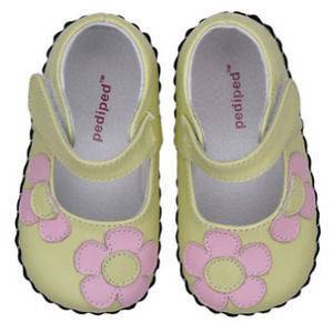   Infant Baby Girls Shoes NEW 18 24 months Pink Green Abigail