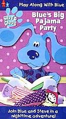 Blues Clues   Blues Big Pajama Party VHS, 1999