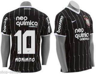 CORINTHIANS NIKE 2011 N°10 ADRIANO   JERSEY SHIRT