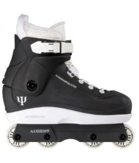 Alchemy Pure Air Aggressive Inline Roller Skates/Boots   Black/White