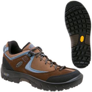 Lowa Tempest Lo Low Lady Brown Blue Womens Hiking Boots Shoes Vibram 