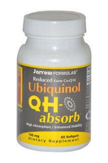 Jarrow Formulas Ubiquinol QH absorb 100 mg 60 Gels LOWEST PRICE Free 