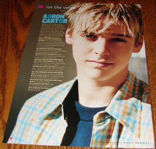 AARON CATER Young Teen Idol PINUP Blond Boy Cute 8X10