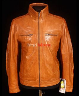 Oasis Tan New Mens Smart Casual Retro Real Soft Sheep Nappa Leather 