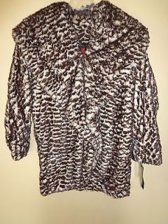 Adrienne Landau Faux Fur Cozy Cocoon Jacket 5 Colors; Med, Lg, XL or 