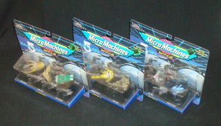 MicroMachines Babylon 5 Scale Miniatures   Set of 3, 9 toys total 