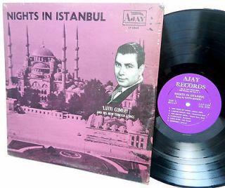 NIGHTS IN ISTANBUL Lufti Guneri and his new TURKISH Songs AJAY LP 3364