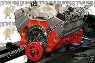 CHEV 327/376HP CRATE ENGINE w/ALUMINUM HEADS BY TUFF DAWG ENGINES