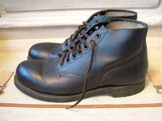 Vintage ADDISON SHOE Corporation Steel Toe Work Boots  10.5 M  EUC