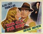 This Gun for Hire 27 x 40 Movie Poster Alan Ladd, H