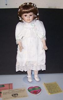 VINTAGE 1990 CHELSA HELLO DOLLY LIMITED EDITION PORCELAIN 18 DOLL 