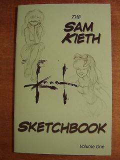 SAM KIETH sketch book volume one signed MAXX custom color original art 
