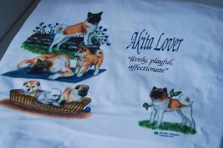 AKITA Dogs Dog Lover T Tee Shirt Clothes Apparel New