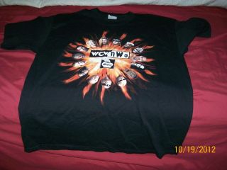 WCW NWO Illinois Lottery XL Extra Large T shirt promo 1990s Flair 