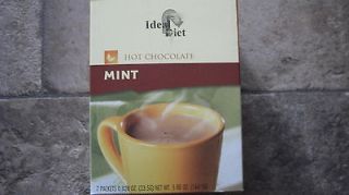 BOX IDEAL DIET PROTEIN MINT HOT CHOCOLATE 7 PKTS/W 15G PROTEIN EACH