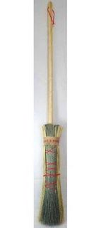 Handmade 45  54 Round Besom Broom Wicca Ritual Protection Sweep 