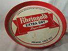 Vintage Rheingold Extra Dry Lager Beer Tin Serving Tray Round 12 
