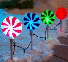   CHRISTMAS PATH LIGHT Decoration Lawn outdoor Yard decor Lighted