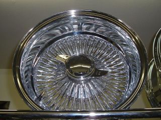 13 Chrome spoke Lowrider Wire Rims Wheels 1963 1964 1965 Impala BUICK 