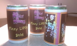   WONKA FIZZY LIFTING DRINK LABELS (WONKA BAR/GOLDEN TICKET SOLD SEP