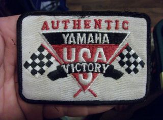   YAMAHA MOTORCYCLE Race Authentic USA VICTORY 4 inch Jacket PATCH