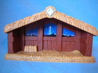 Fisher Price Little People Christmas Nativity Baby Jesus Manger Stable