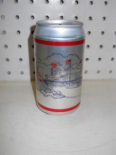 Anheuser Busch silver anniversary beer can Houston