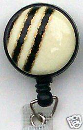   STRIPES Retractable ID Card Badge Reel/Key Chain Ring/Security Holder