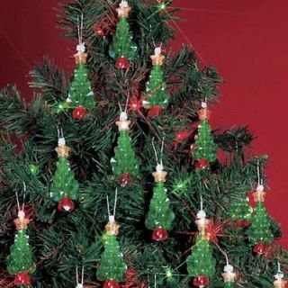 Mini Trees Beaded Christmas Ornament Kit The Beadery 5498